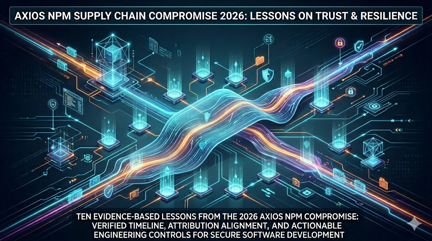 axios npm Supply Chain Compromise 2026: Ten Evidence-Based Lessons on Trust, Provenance, and Resilient Engineering