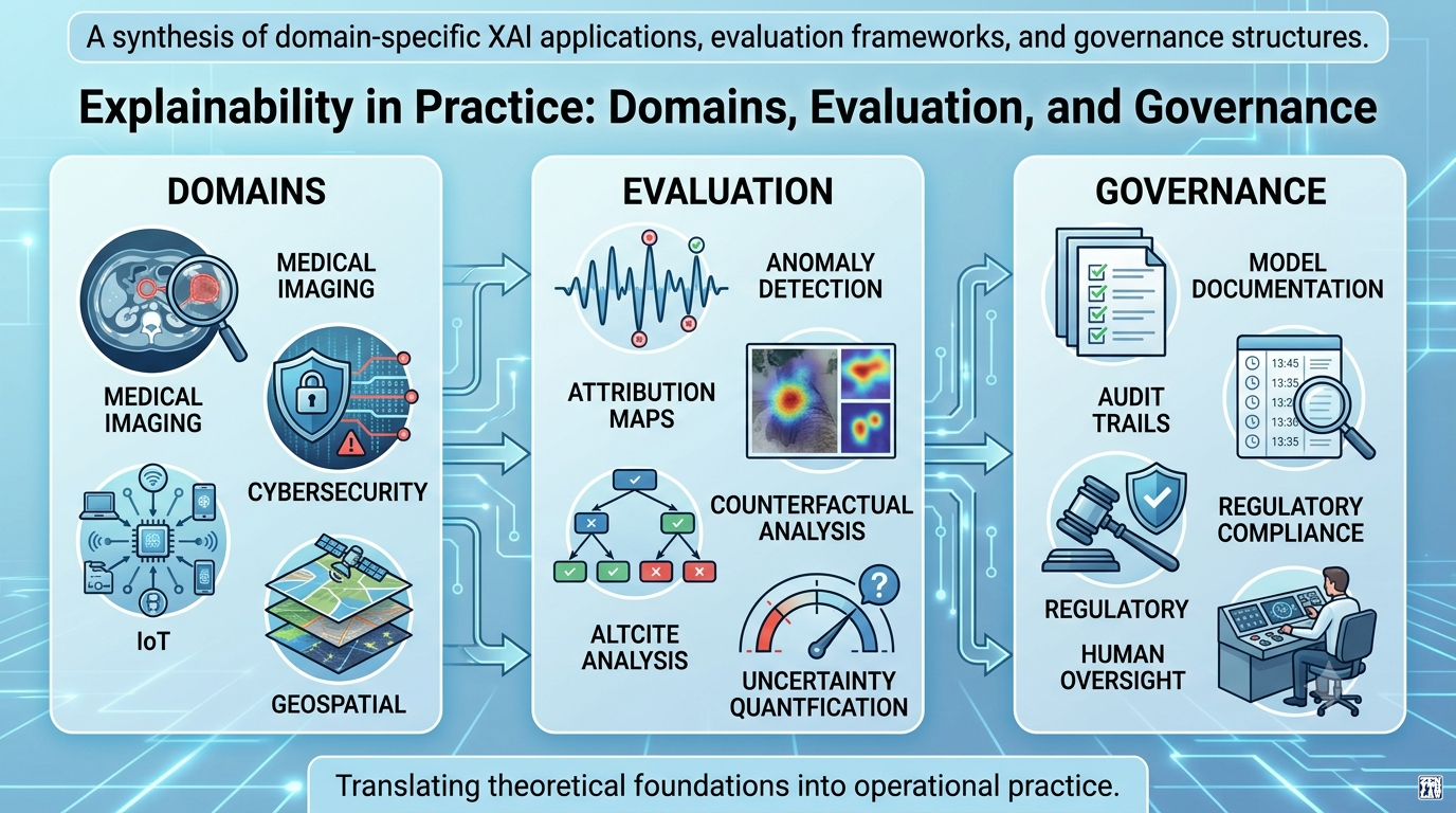 Explainability in Practice: Domains, Evaluation, and Governance